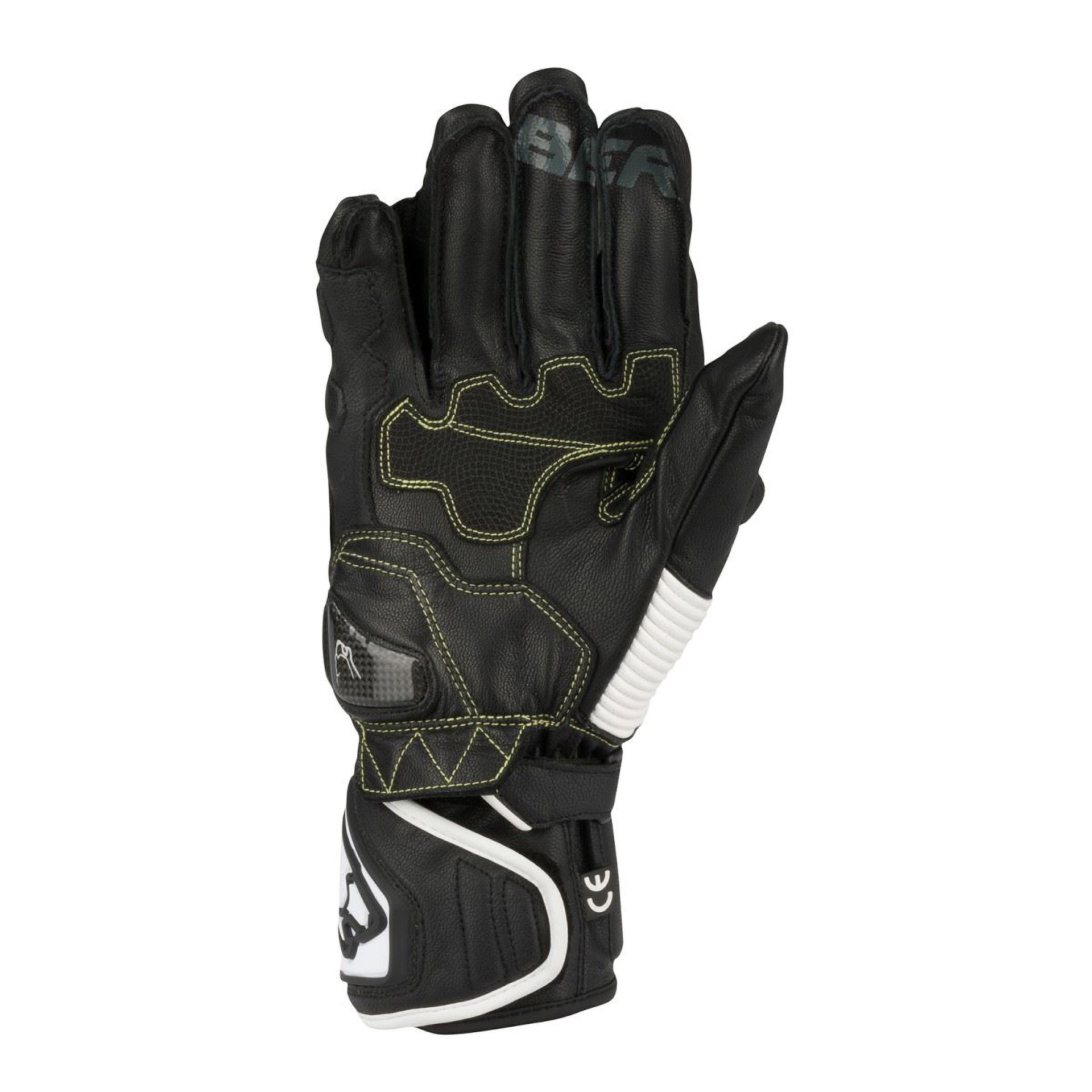 Luva Cabedal SHIFT-R Preto/Branco BERING