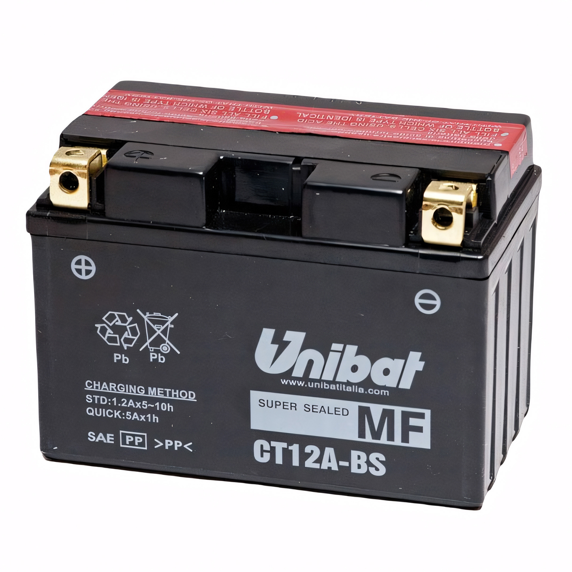 Bateria de Moto CT12A-BS UNIBAT