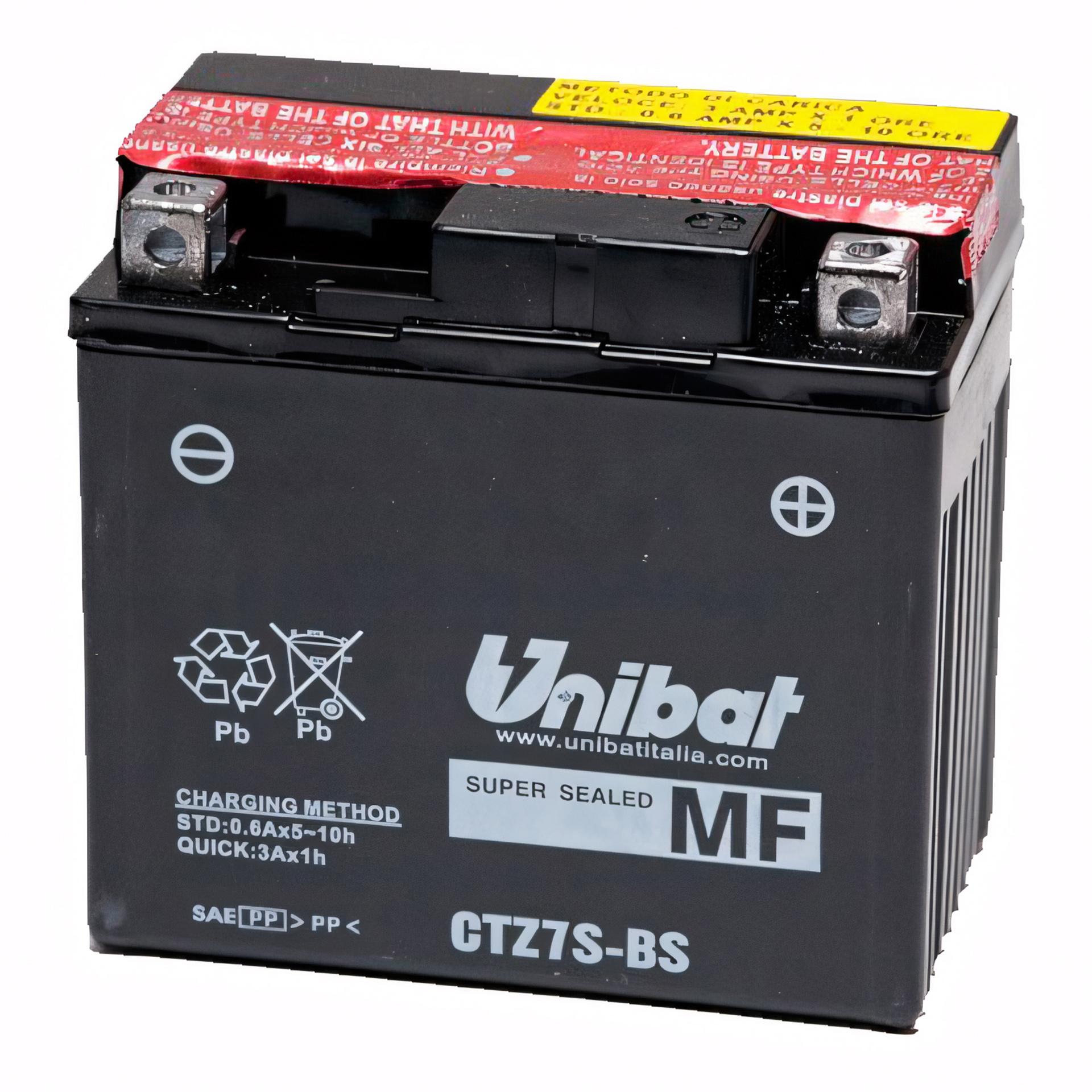 Bateria de Moto CTZ7S-BS UNIBAT