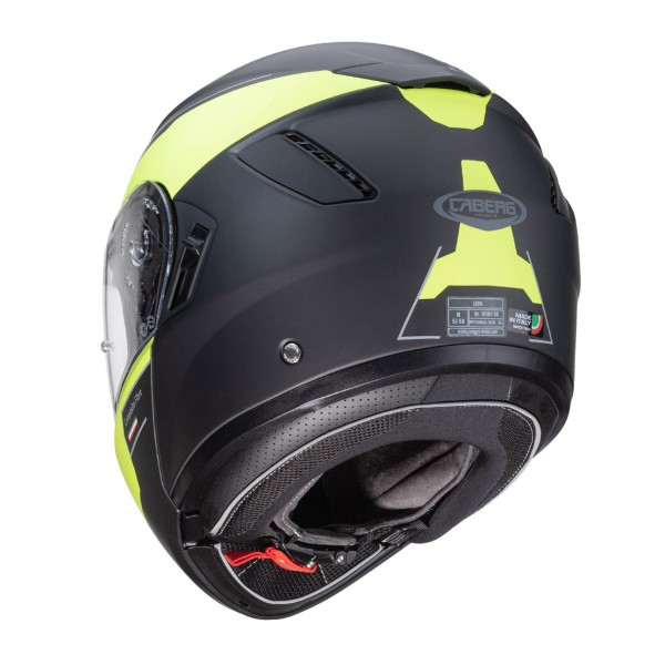Capacete LEVO PROSPECT Preto/Fluo Pinlock Caberg