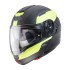 Capacete LEVO PROSPECT Preto/Fluo Pinlock Caberg