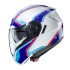 Capacete LEVO SONAR Bra/Azu/Verm C/Pinlock Caberg