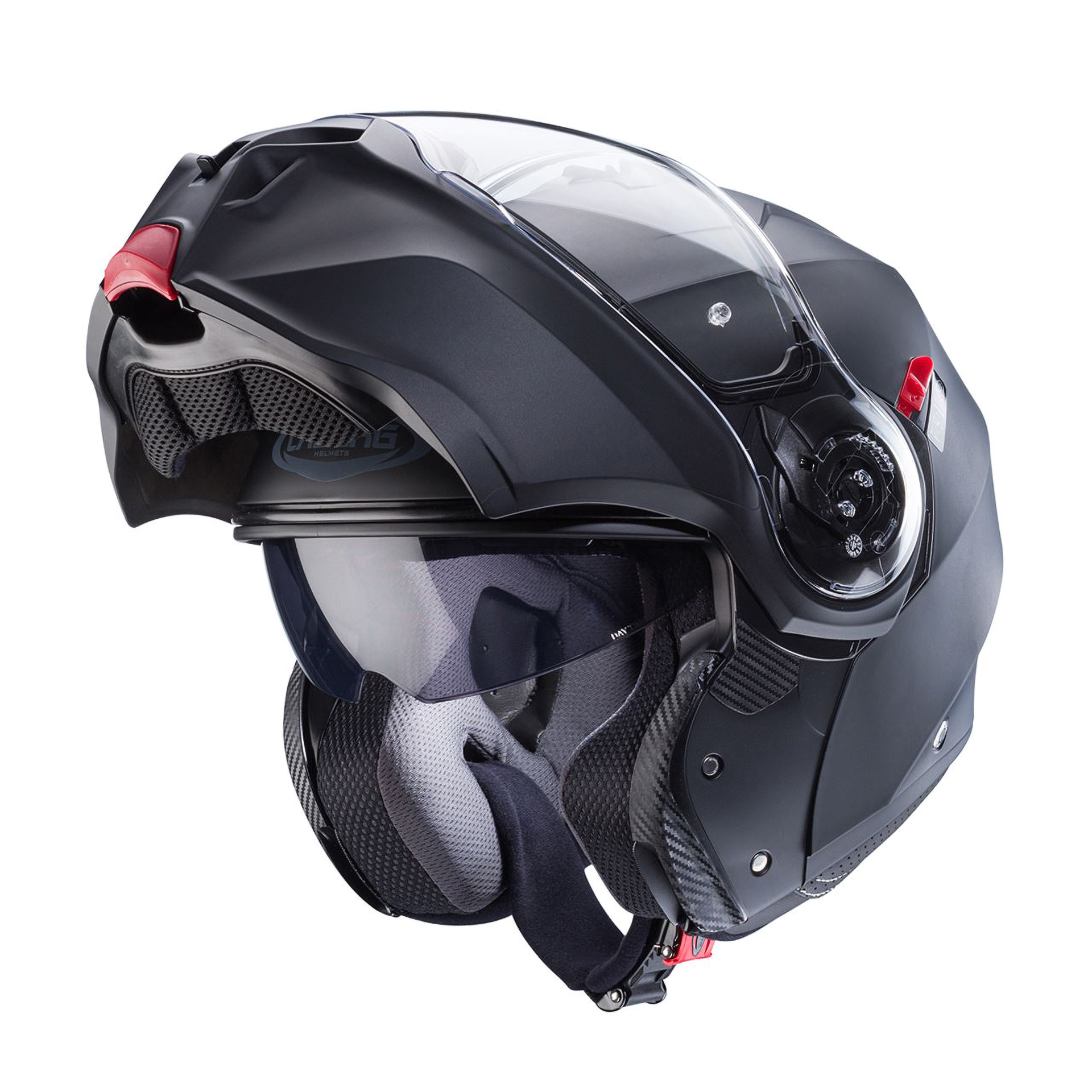 Capacete DUKE EVO Preto Matt C/ Pinlock Caberg