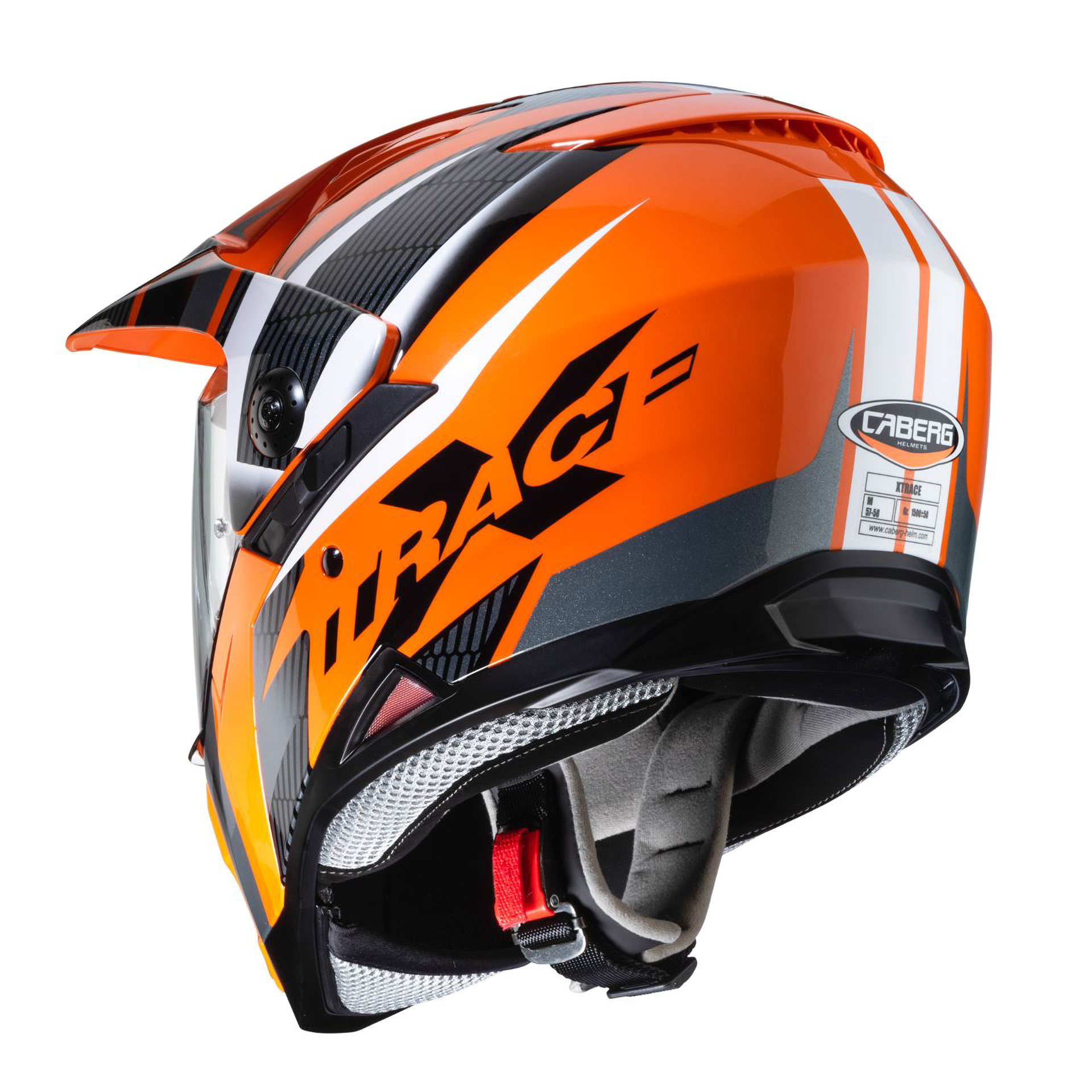 Capacete XTRACE SAVANA Laranja/Preto/Anthr. Caberg