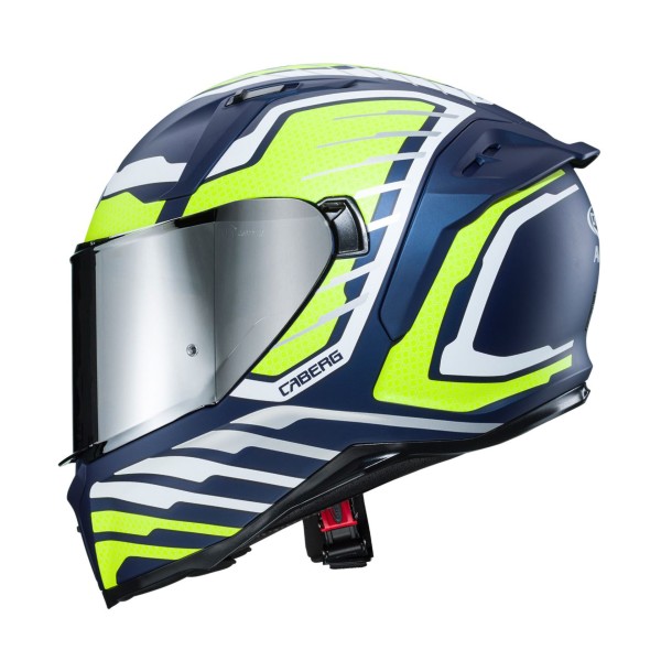 Capacete AVALON FORGE Azul/ Branc/Amar Fluo Caberg