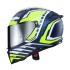 Capacete AVALON FORGE Azul/ Branc/Amar Fluo Caberg