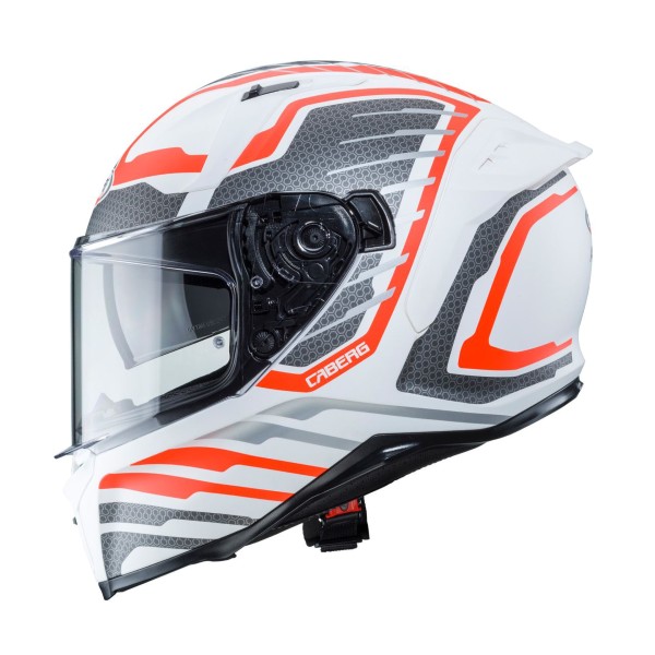 Capacete AVALON FORGE Branc/Laran Fluo/Cinz Caberg