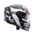Capacete AVALON X PUNK Cinza/Branco/Vermel Caberg