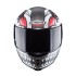 Capacete AVALON X PUNK Cinza/Branco/Vermel Caberg