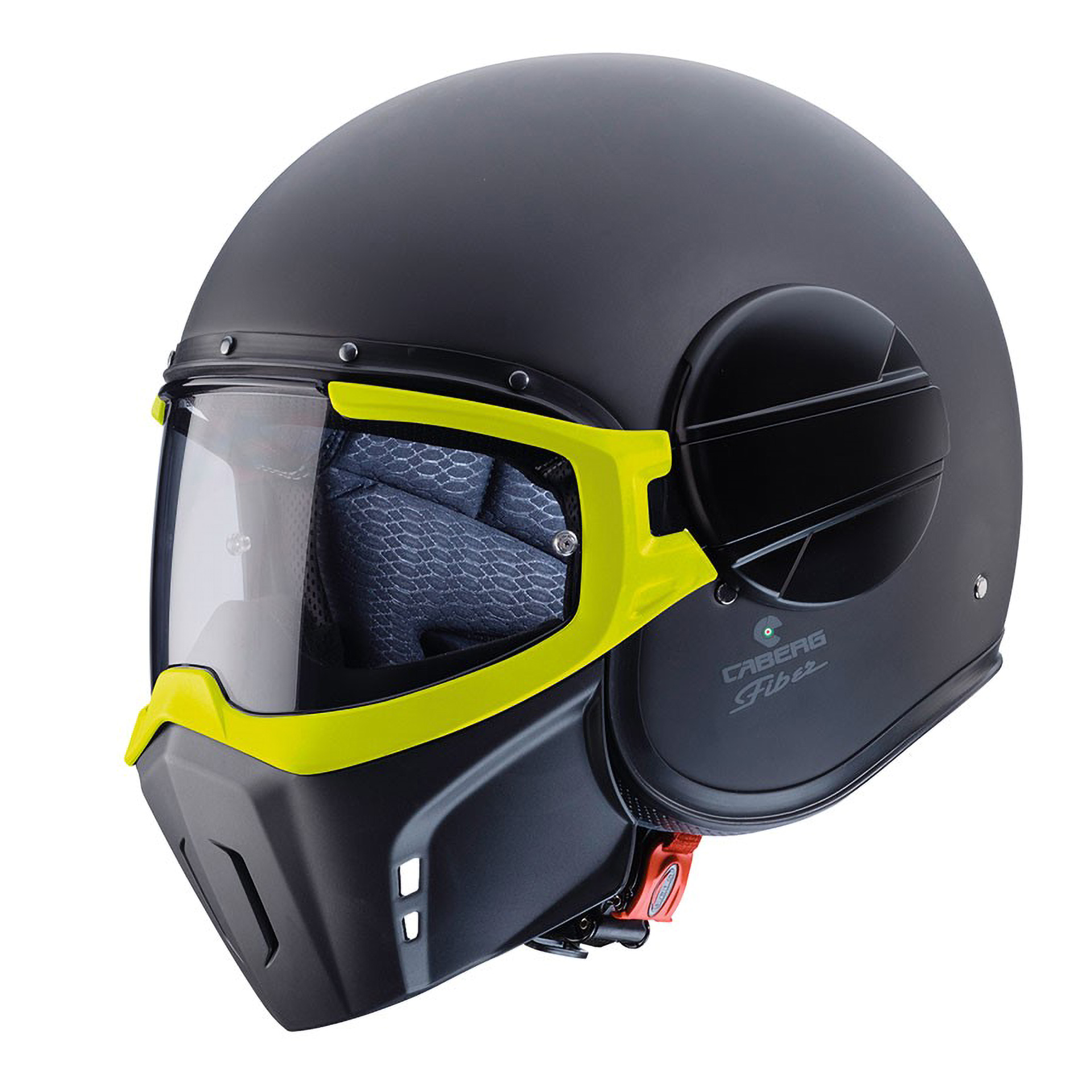 Capacete GHOST FLUO/Preto Matt CABERG