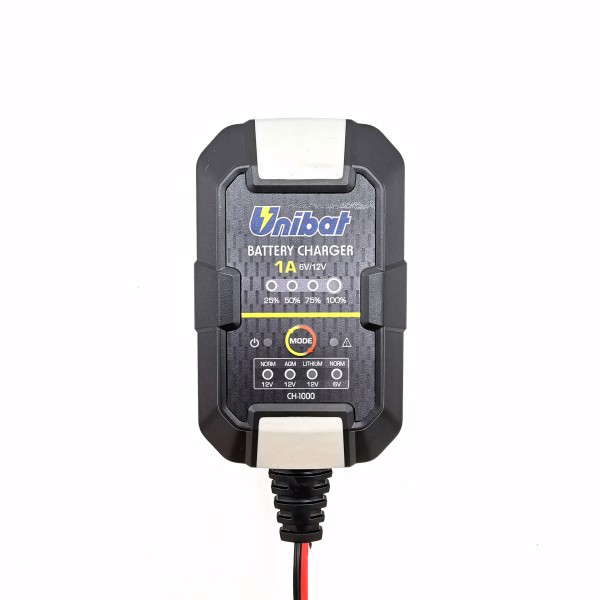 Carregador de Bateria Litio Moto CH1000 UNIBAT