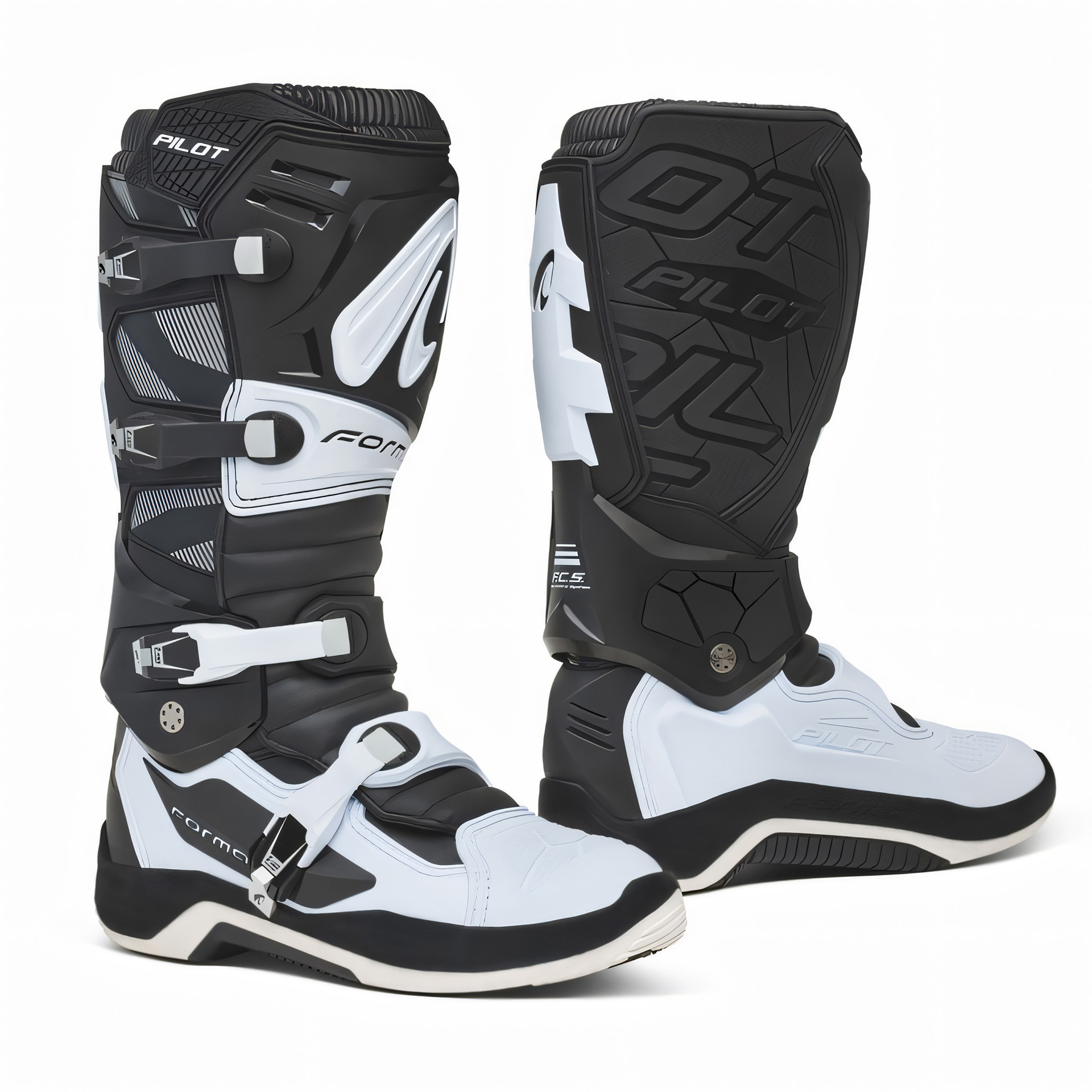 Botas PILOT Preto/Branco FORMA