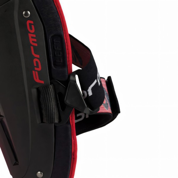 Joelheiras Articuladas TRI-FLEX Preto/Cinza/Verm.