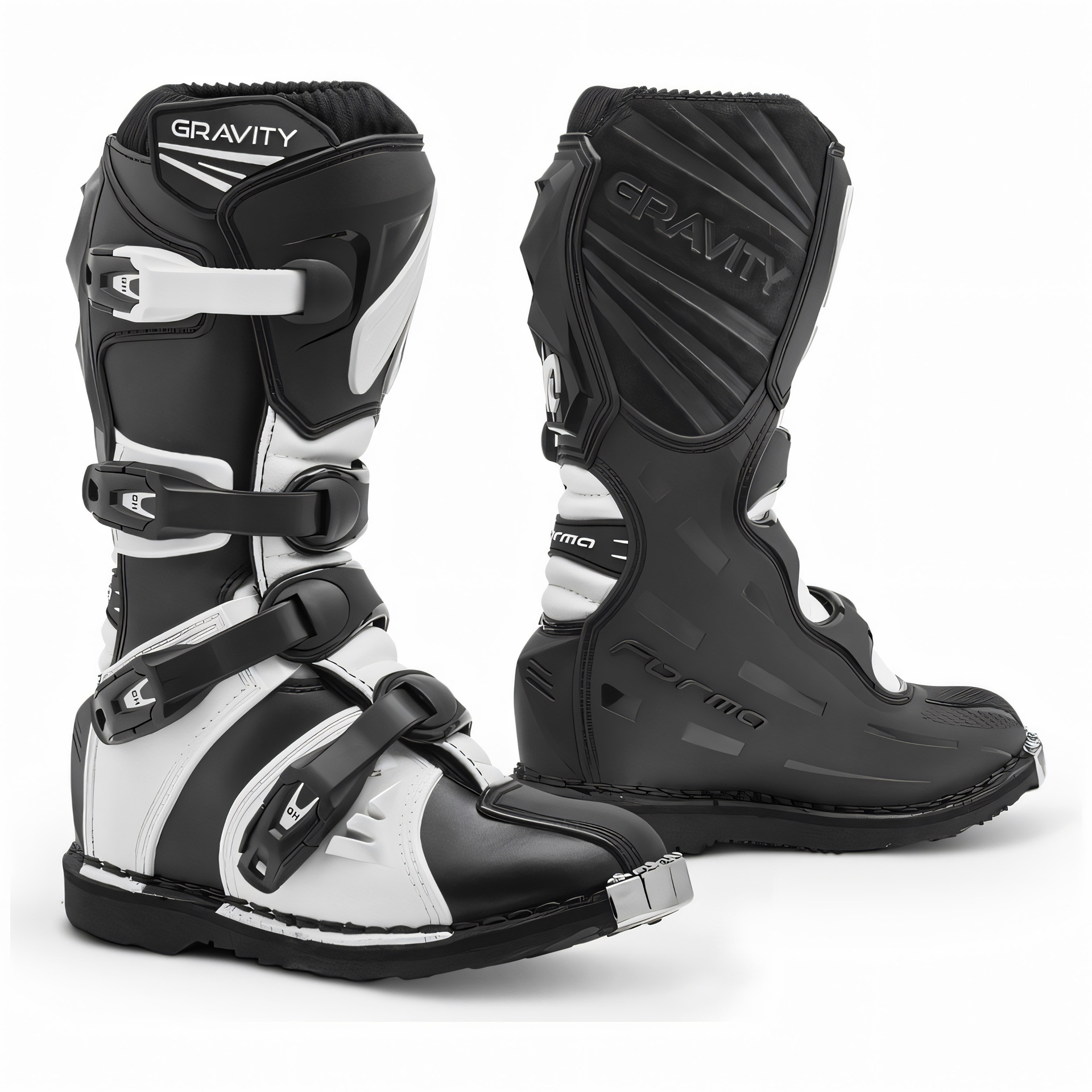 Botas GRAVITY Criança Preto/Branco