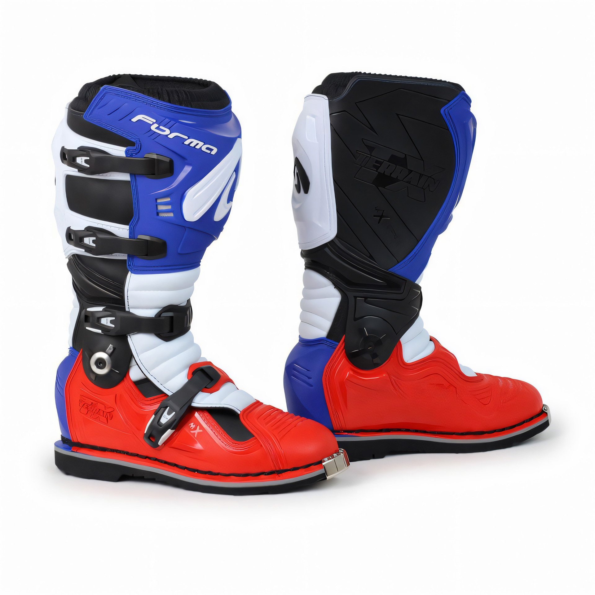 Botas FORMA TERRAIN EVOLUTION TX Verm/Azul/Branco/Preto
