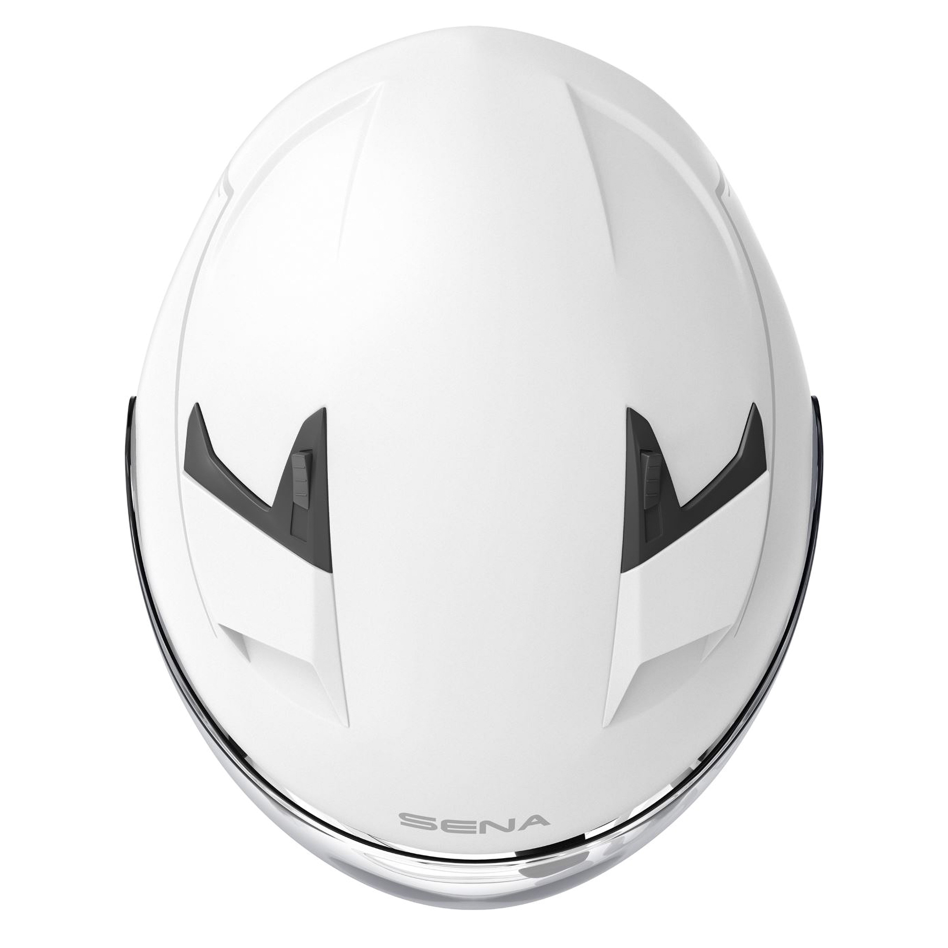 Capacete OUTSTAR Branco C Intercom Mesh SENA