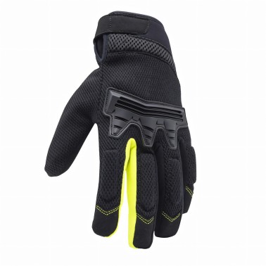 Luva SPRINT SP09 C/Proteo Preto/Fluo