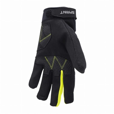 Luva SPRINT SP09 C/Proteo Preto/Fluo