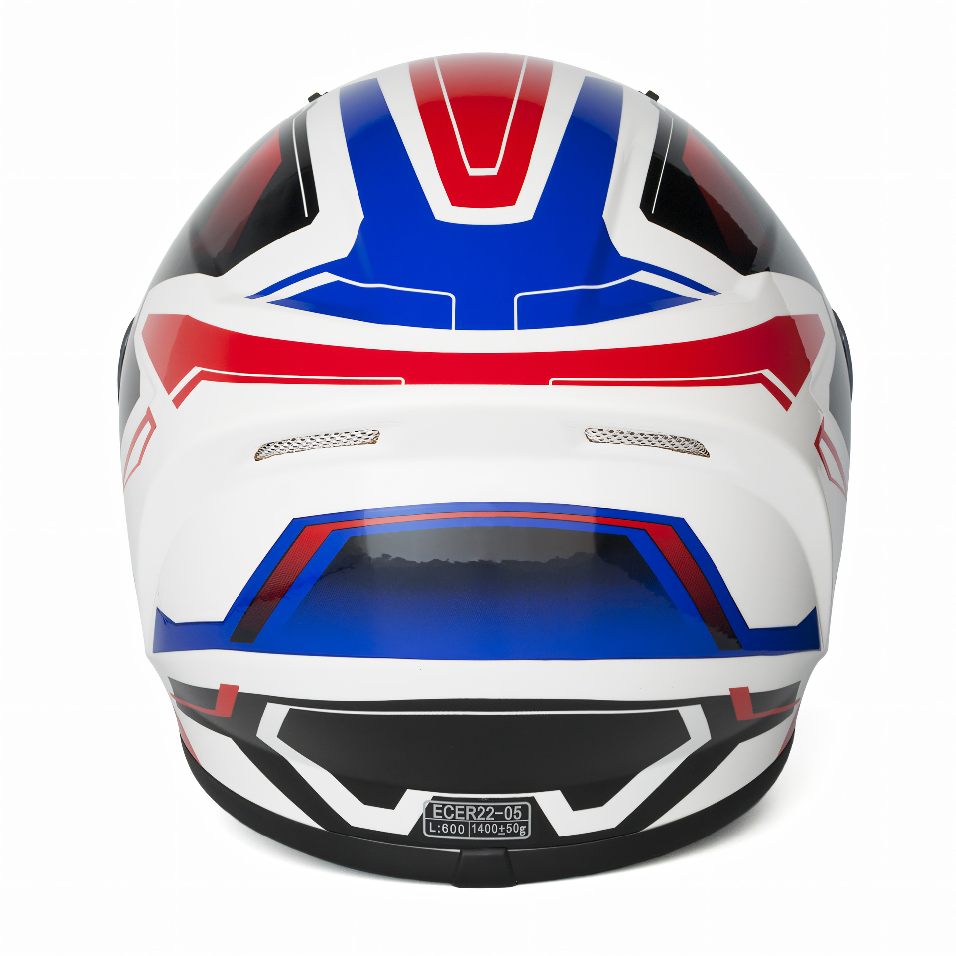 Capacete SPRINT FAST Branco/Verm/Azul