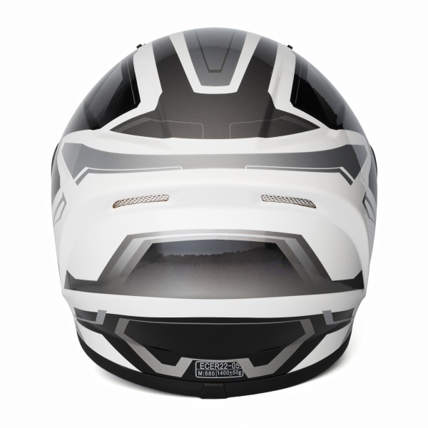 Capacete SPRINT FAST Preto/Branco/Cinza