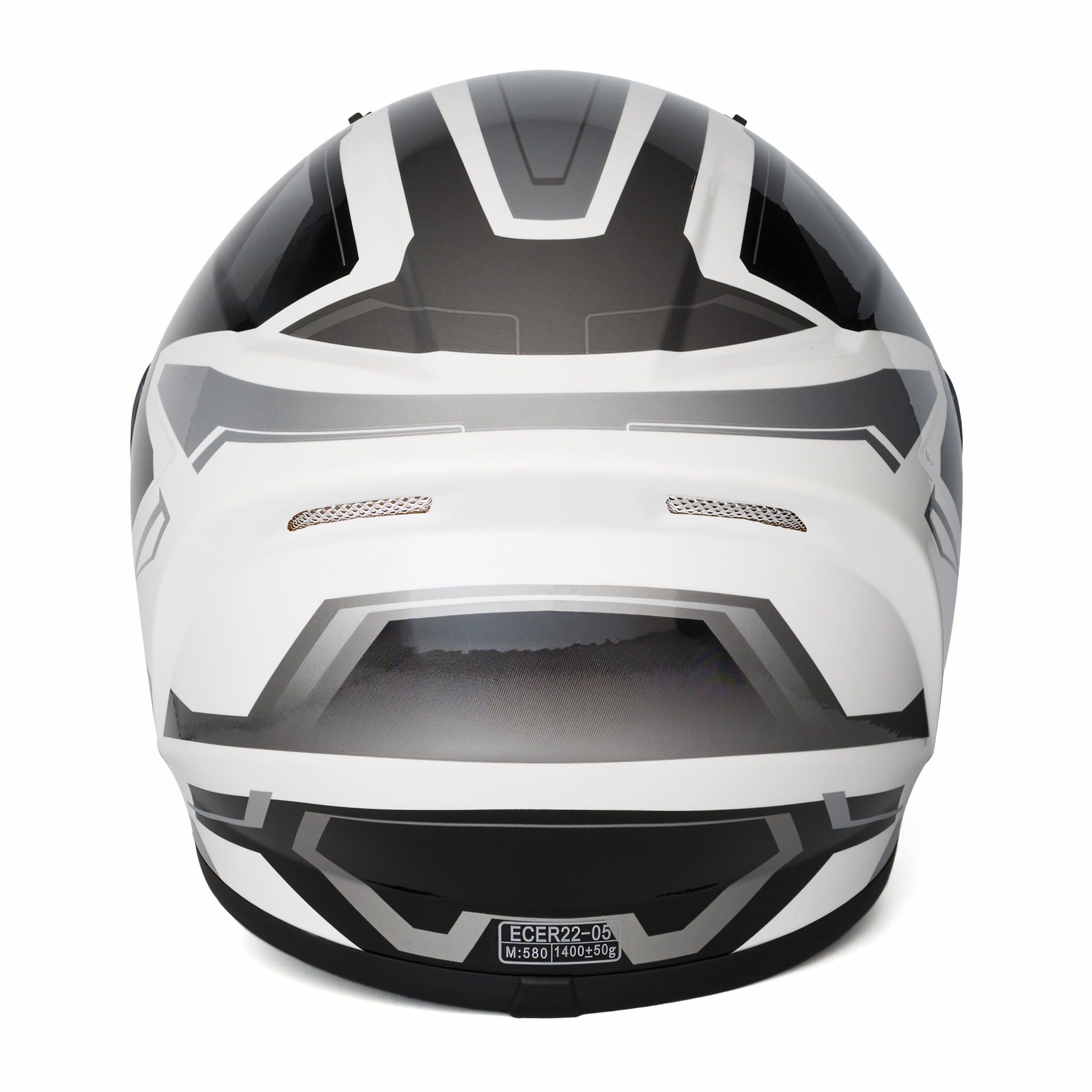 Capacete SPRINT FAST Preto/Branco/Cinza