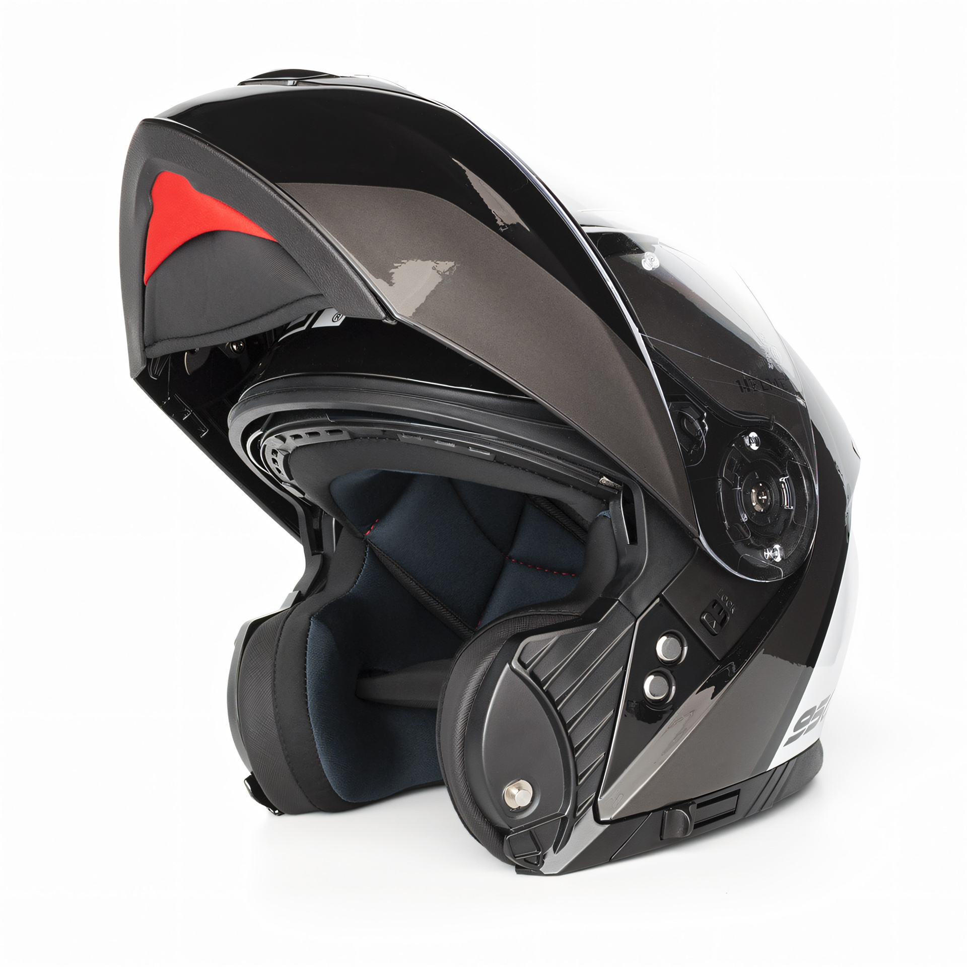 Capacete SPRINT EASY Preto/Branco/Cinza