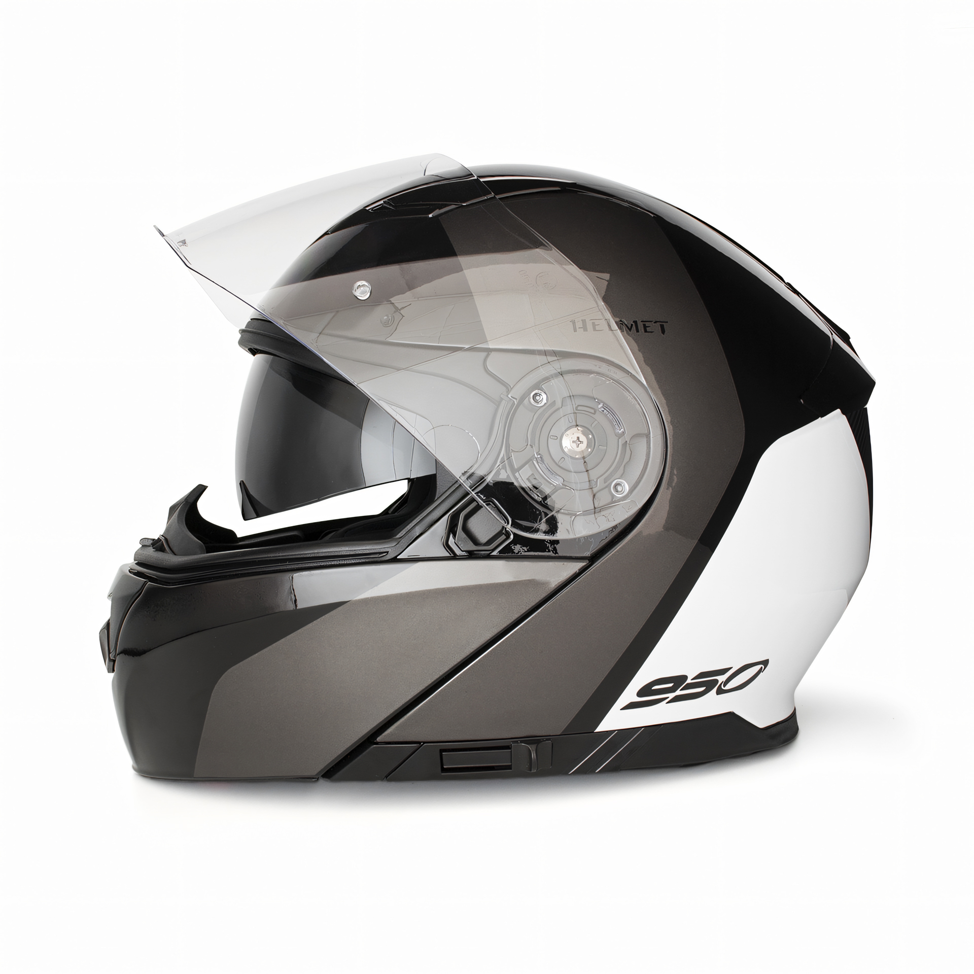 Capacete SPRINT EASY Preto/Branco/Cinza