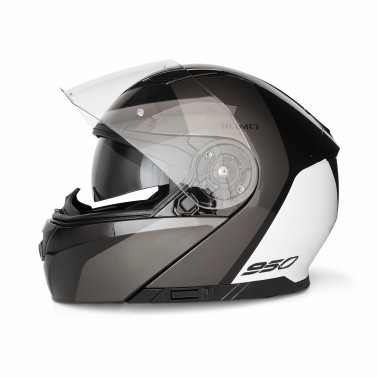 Capacete SPRINT EASY Preto/Branco/Cinza