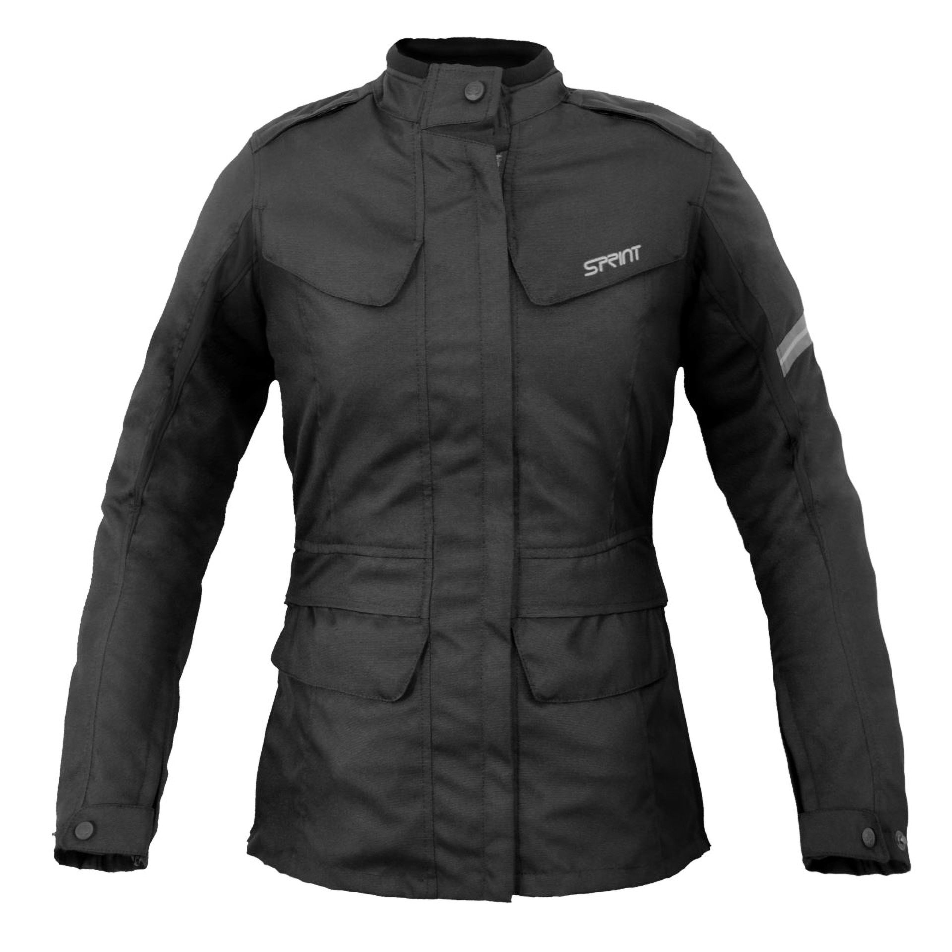 Blusão SPRINT LADY MILANO Preto/Cinza