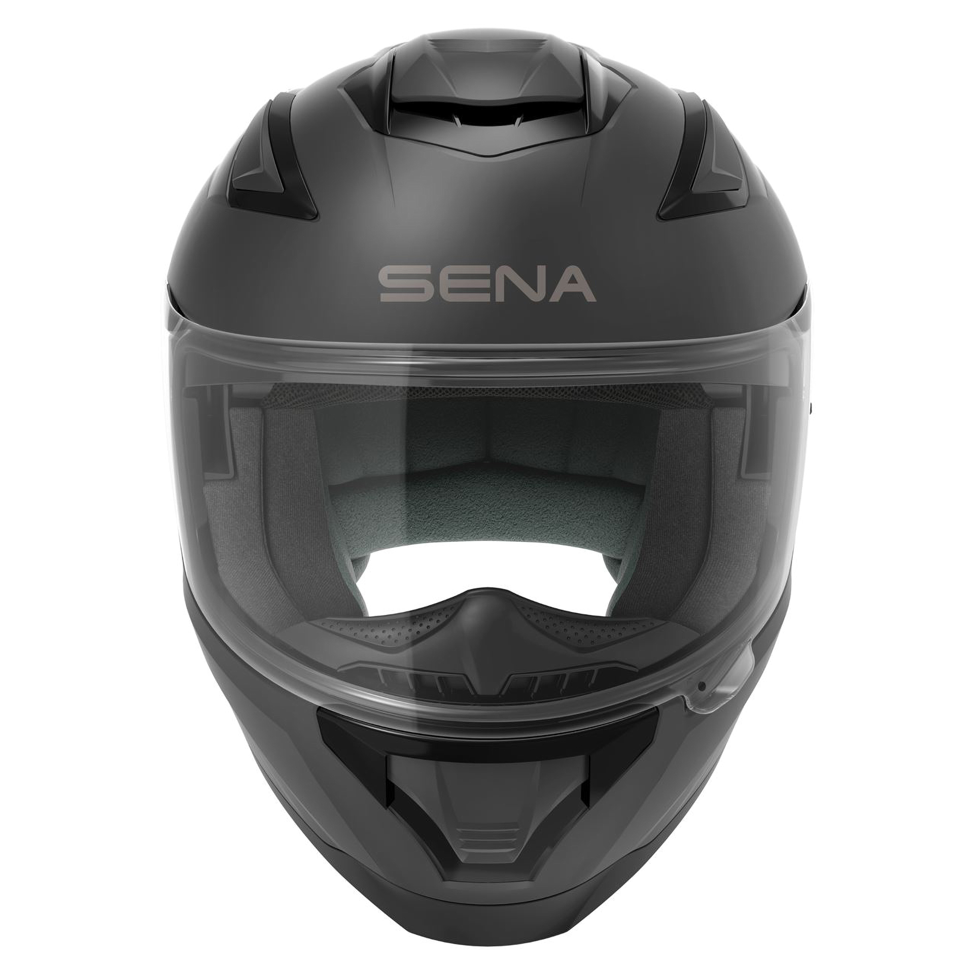Capacete STRYKER Preto Matt C Intercom Mesh SENA