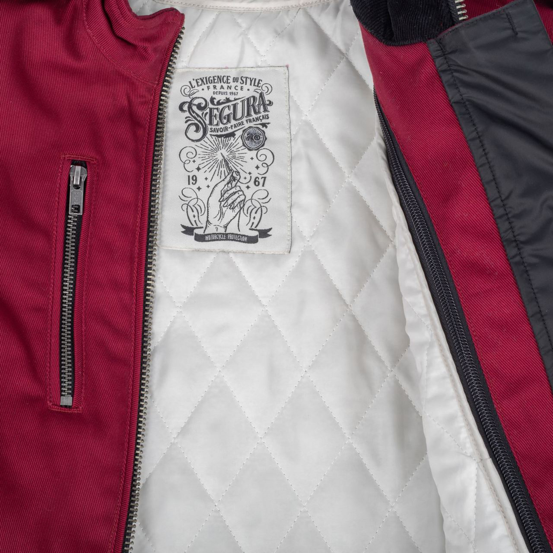 Blusão Lady LEYTON Bordeaux SEGURA