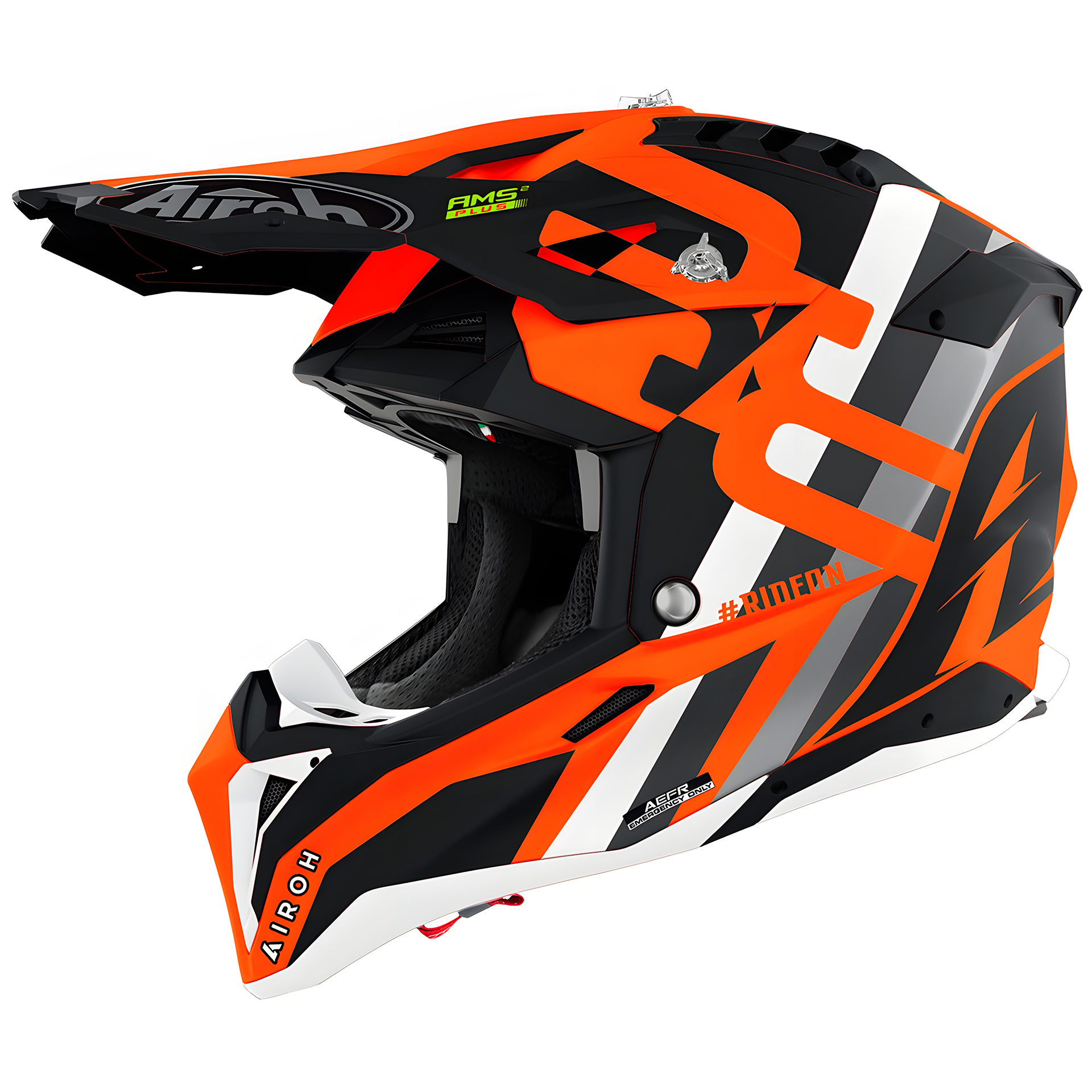 Capacete AVIATOR 3 RAINBOW Laranja 2020