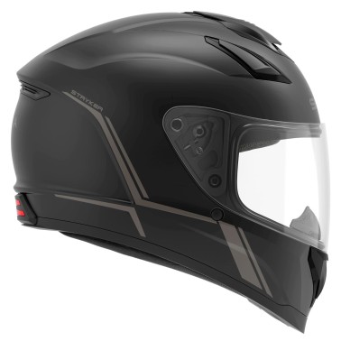 Capacete STRYKER Preto Matt C Intercom Mesh SENA