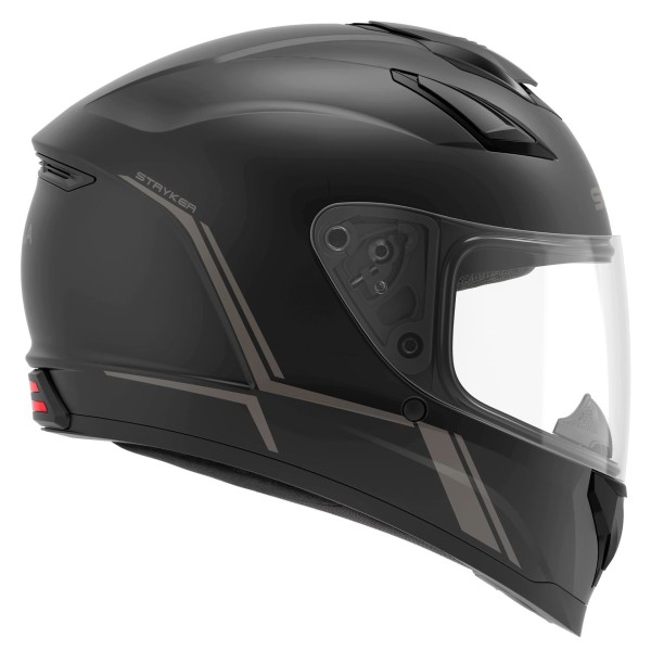 Capacete STRYKER Preto Matt C Intercom Mesh SENA