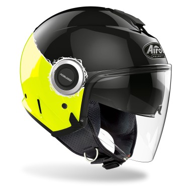 Capacete HELIOS FLUO Amarelo Gloss AIROH Capacete HELIOS FLUO Amarelo Gloss AIROH