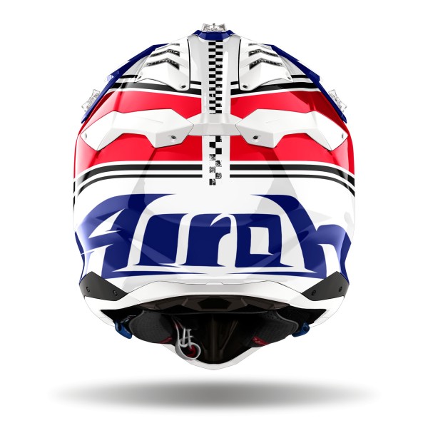 Capacete AIROH AVIATOR 3 HIMA Vermelho Gloss