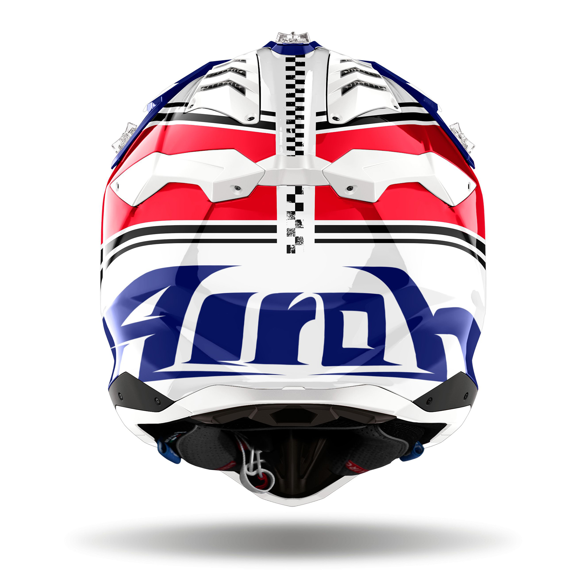 Capacete AIROH AVIATOR 3 HIMA Vermelho Gloss