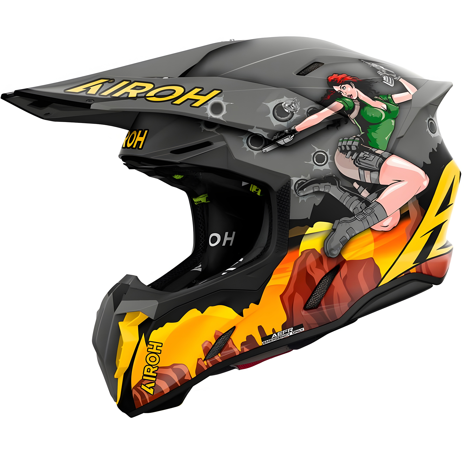Capacete AIROH TWIST 3 ADVENTURE Mate