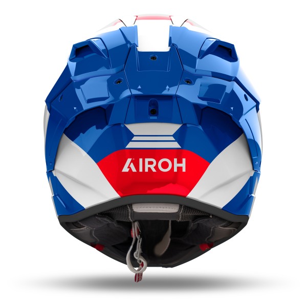 Capacete GP 800 COMPETITION Azul/Vermelho Gloss AIROH