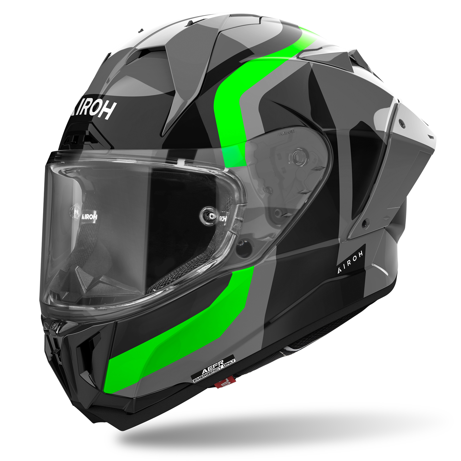 Capacete GP 800 COMPETITION Verde Fluo AIROH