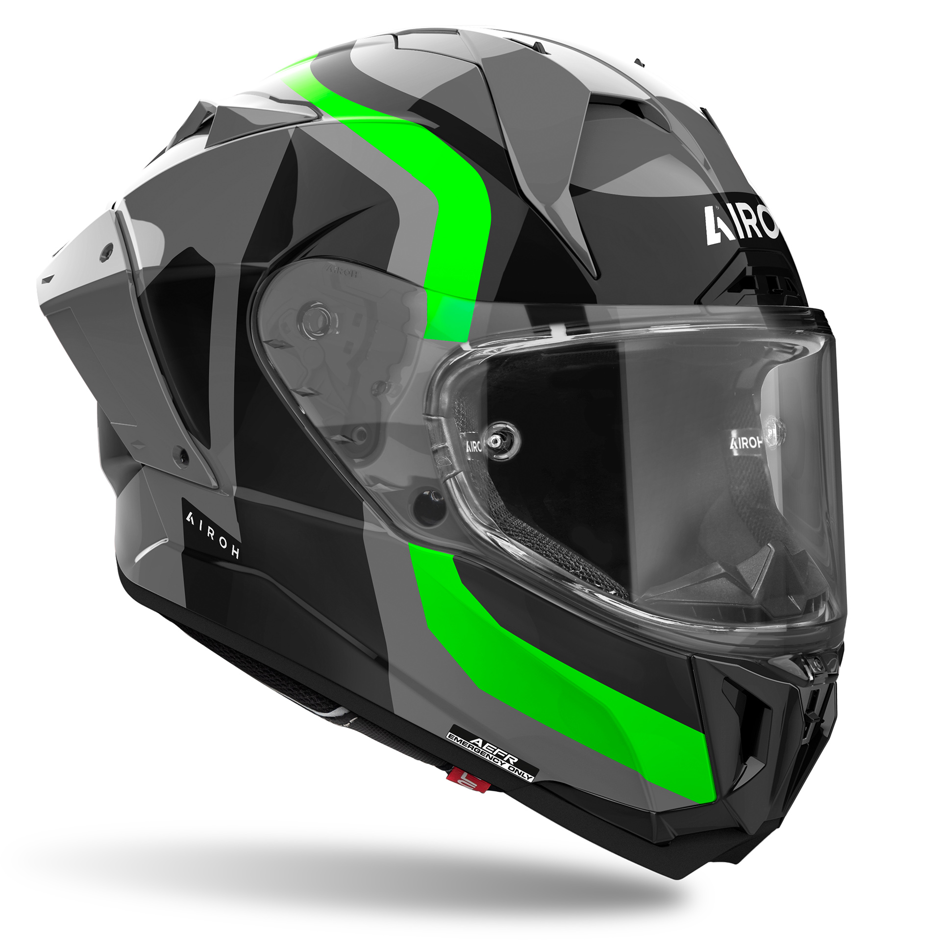 Capacete GP 800 COMPETITION Verde Fluo AIROH