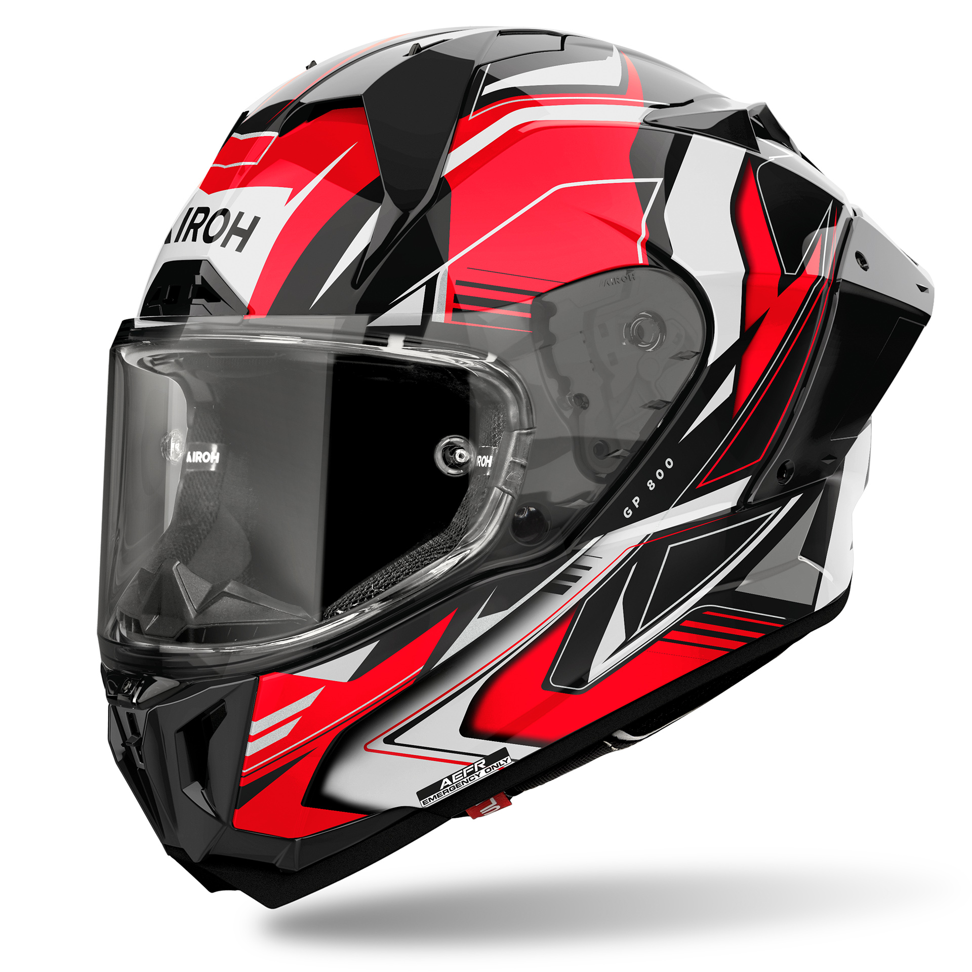 Capacete GP 800 MUST Vermelho Gloss AIROH
