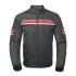 Bluso SPRINT STRIPE Preto/Vermelho