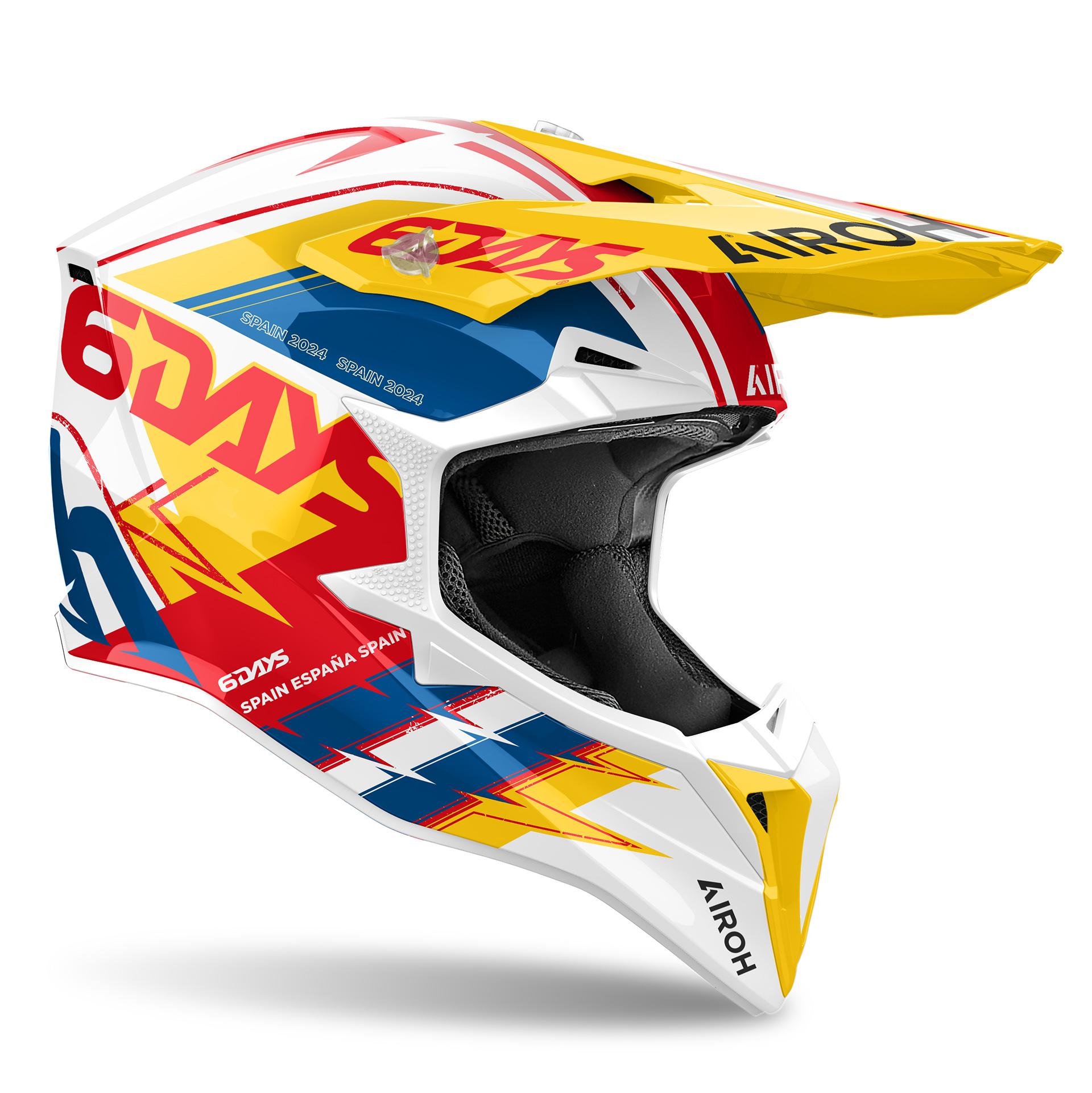 Capacete WRAAAP SIX DAYS ESPANHA AIROH 2024
