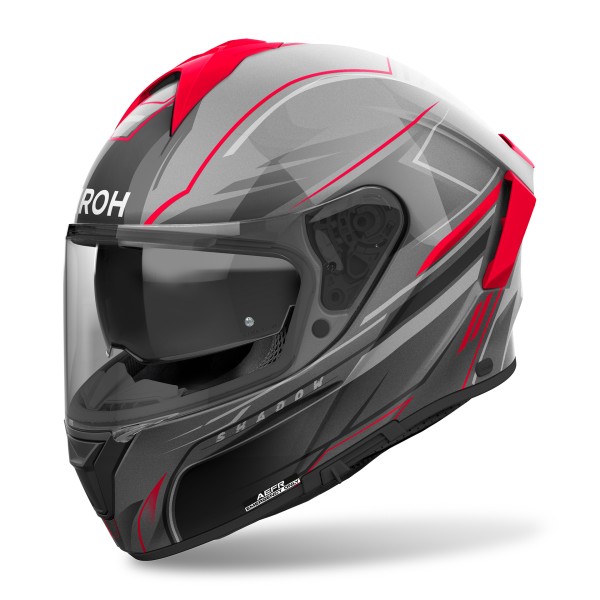 Capacete AIROH SPARK 2 SHADOW Vermelho Gloss