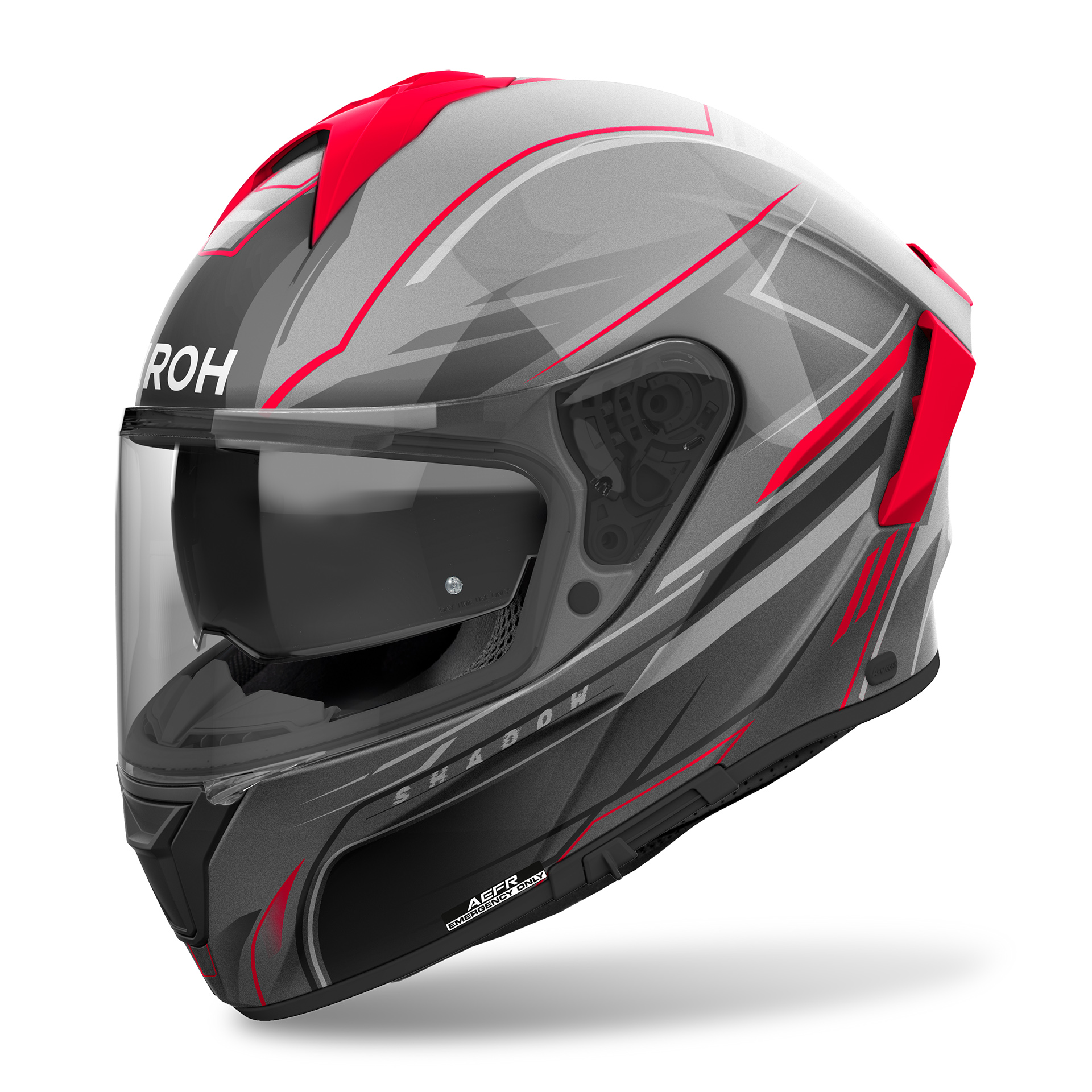 Capacete AIROH SPARK 2 SHADOW Vermelho Gloss