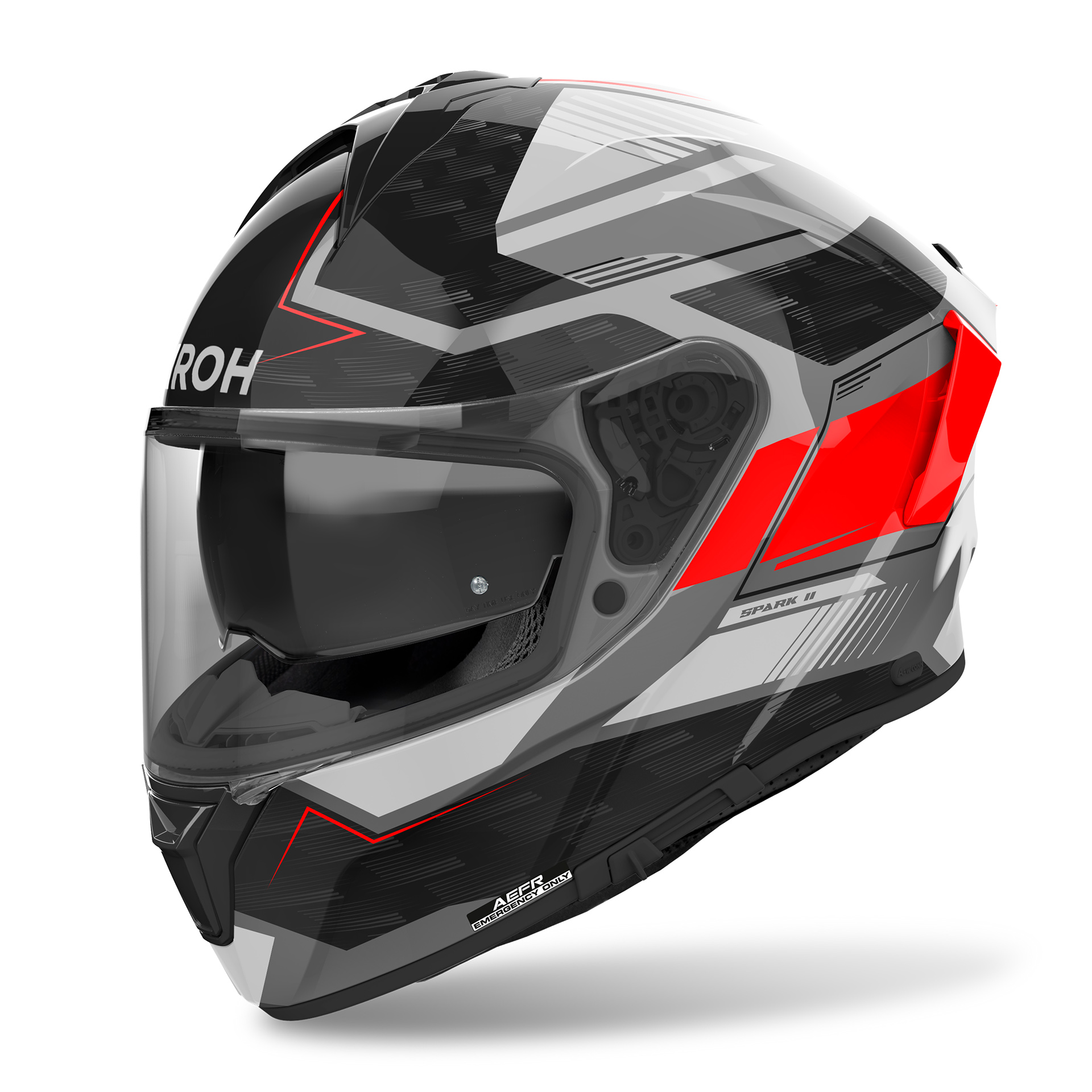 Capacete SPARK 2 ZENITH Vermelho AIROH