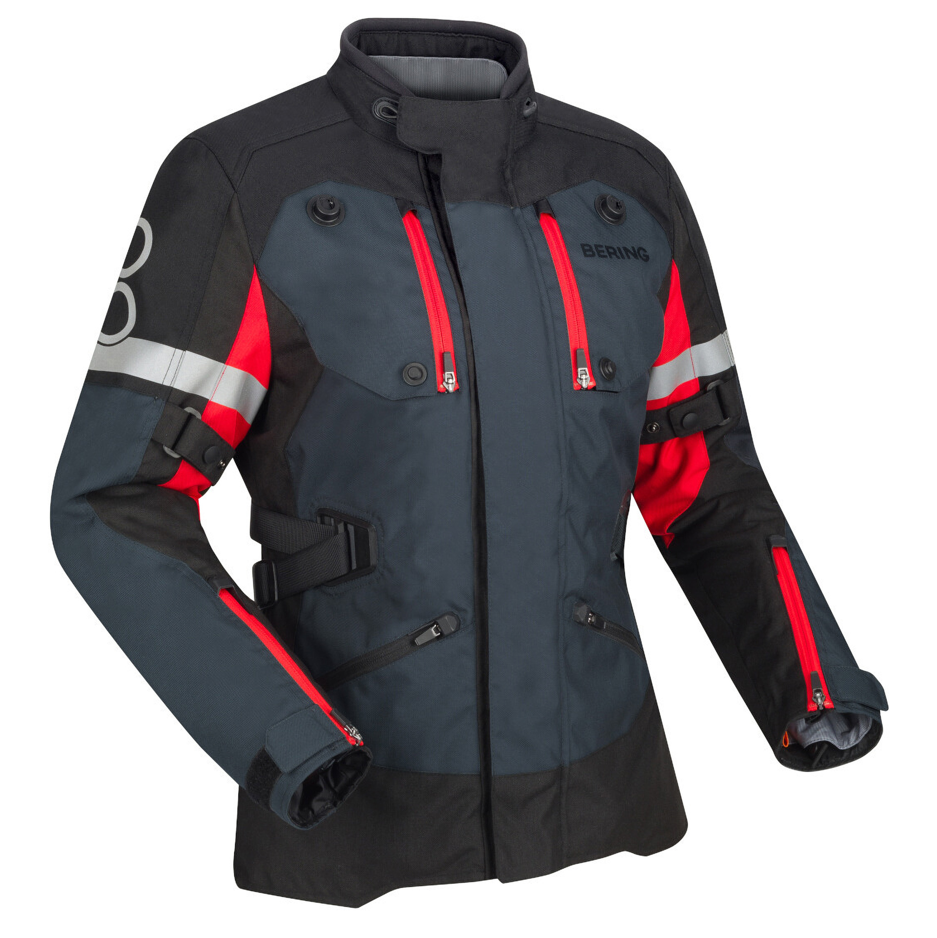 Blusão HALIFAX Preto/Anthracite/Vermelho BERING