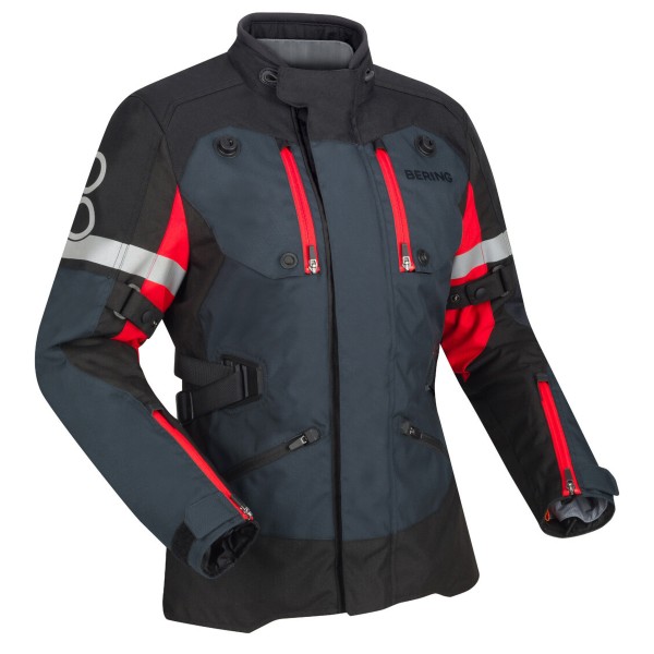 Bluso HALIFAX Preto/Anthracite/Vermelho BERING
