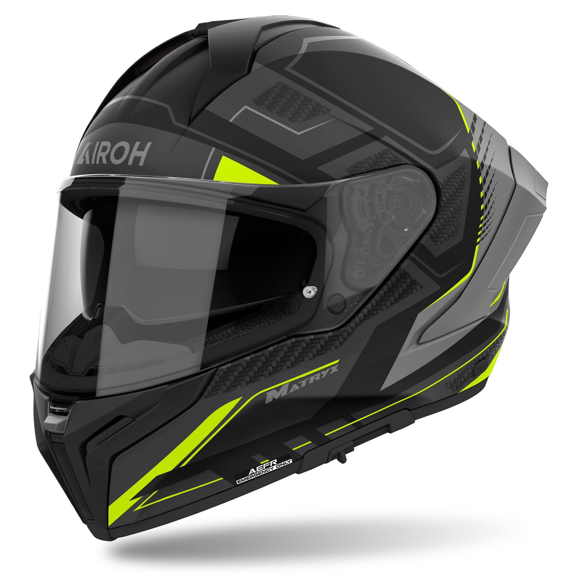Capacete MATRYX ROCKET Amarelo Matt  AIROH